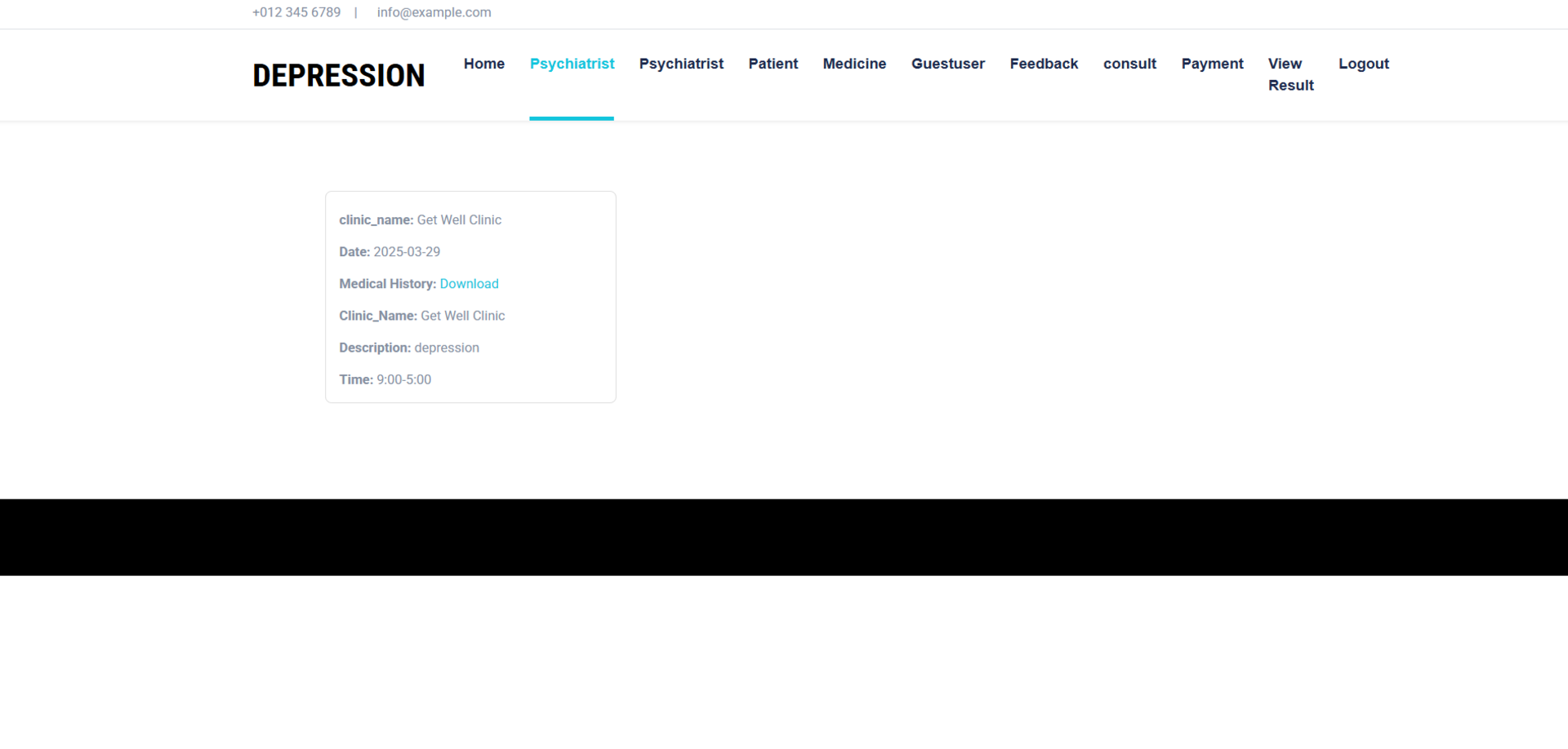 Depression Detection Screenshot 11